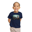 Bats and Supes - Youth T-Shirts RIPT Apparel X-small / Navy