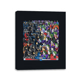 Bats vs Clowns - Best Seller - Canvas Wraps Canvas Wraps RIPT Apparel 11x14 / Black