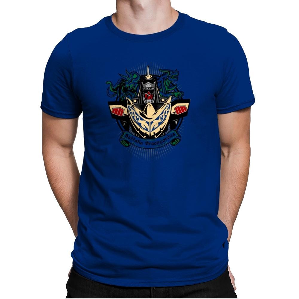 Battalia Dracozordus - Zordwarts - Mens Premium T-Shirts RIPT Apparel Small / Royal