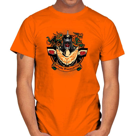 Battalia Dracozordus - Zordwarts - Mens T-Shirts RIPT Apparel Small / Orange
