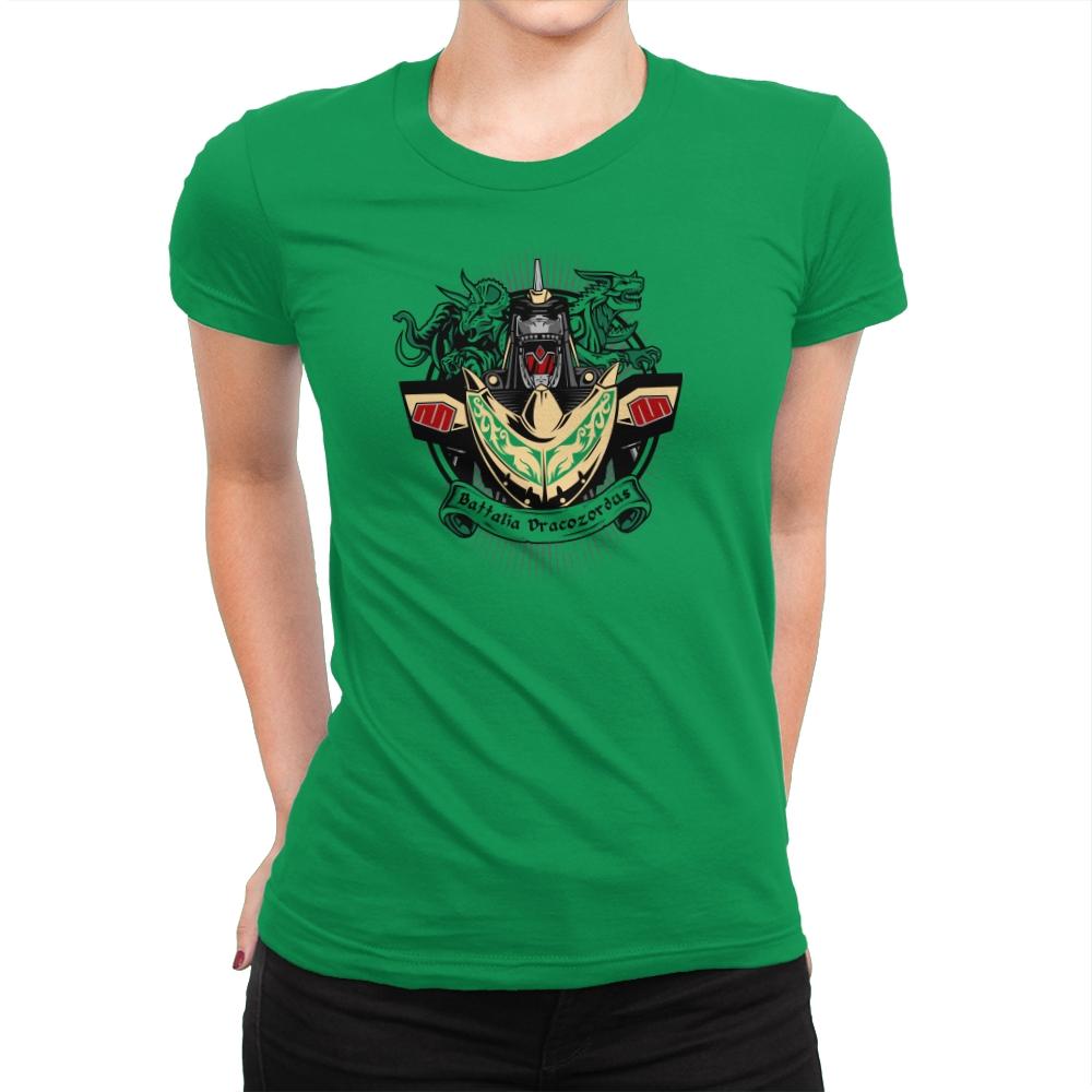 Battalia Dracozordus - Zordwarts - Womens Premium T-Shirts RIPT Apparel Small / Kelly Green