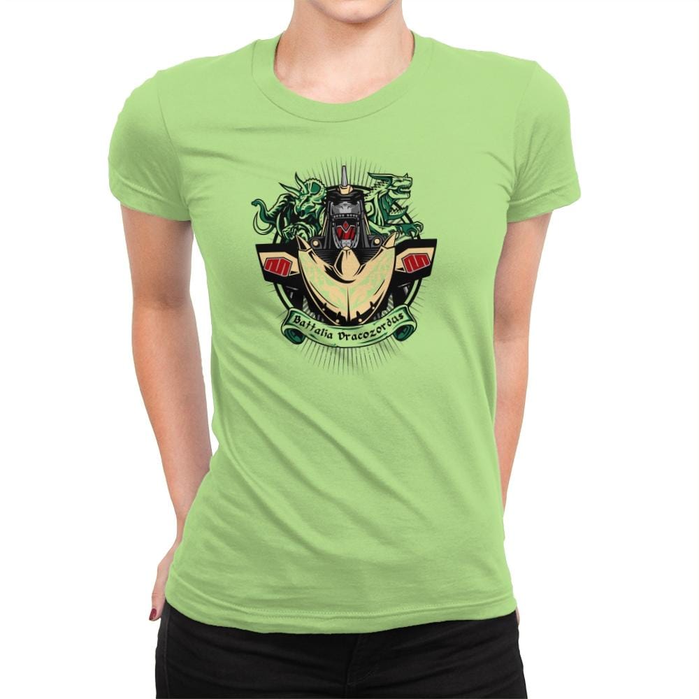 Battalia Dracozordus - Zordwarts - Womens Premium T-Shirts RIPT Apparel Small / Mint
