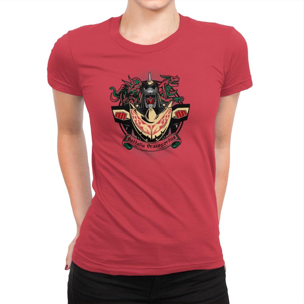 Battalia Dracozordus - Zordwarts - Womens Premium T-Shirts RIPT Apparel Small / Red