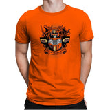 Battalia Megalozordus - Zordwarts - Mens Premium T-Shirts RIPT Apparel Small / Classic Orange