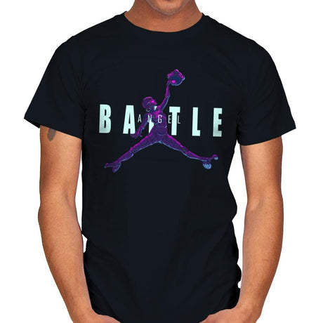 Battle Angel - Mens T-Shirts RIPT Apparel Small / Black