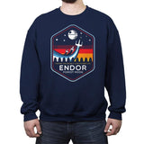 Battle of Endor - Crew Neck Sweatshirt Crew Neck Sweatshirt RIPT Apparel Small / Navy