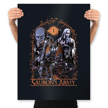 Battle of the Orcs - Prints Posters RIPT Apparel 18x24 / Black