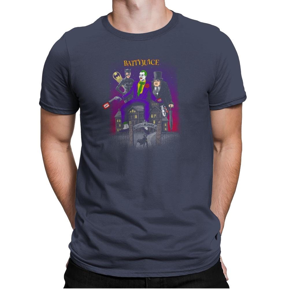 Battyjuice Exclusive - Mens Premium T-Shirts RIPT Apparel Small / Indigo