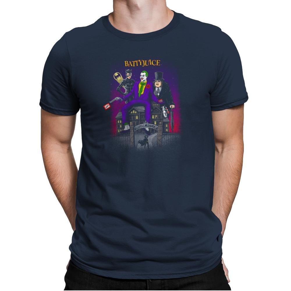Battyjuice Exclusive - Mens Premium T-Shirts RIPT Apparel Small / Midnight Navy