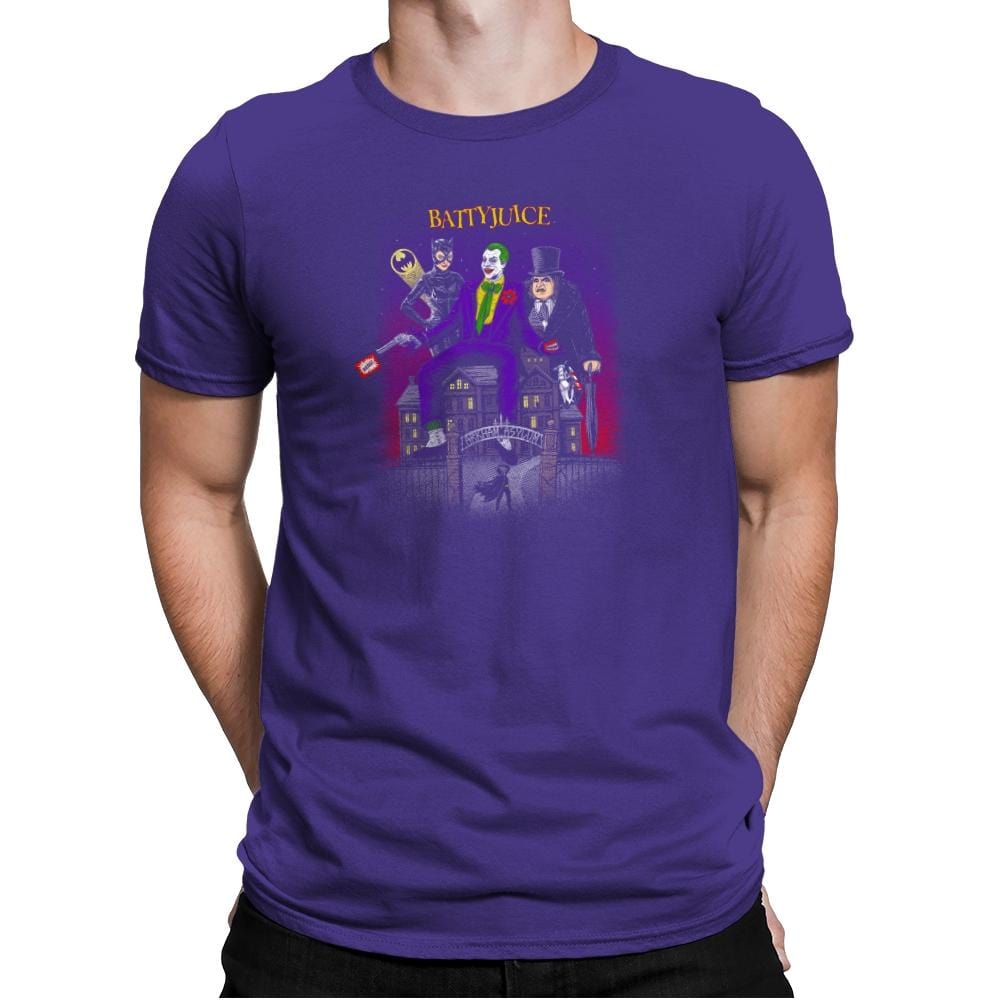Battyjuice Exclusive - Mens Premium T-Shirts RIPT Apparel Small / Purple Rush