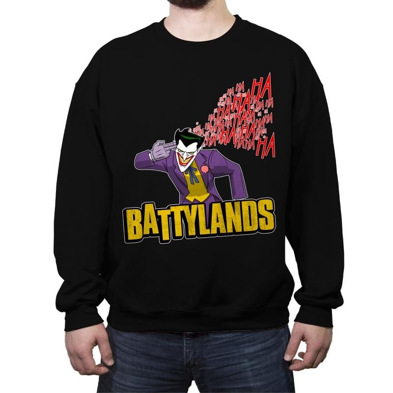 Battylands - Crew Neck Sweatshirt Crew Neck Sweatshirt RIPT Apparel Small / Black