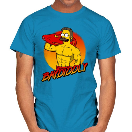 Baydiddly - Mens T-Shirts RIPT Apparel Small / Sapphire