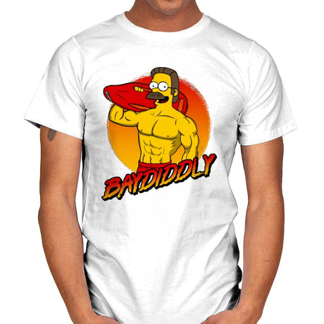 Baydiddly - Mens T-Shirts RIPT Apparel Small / White