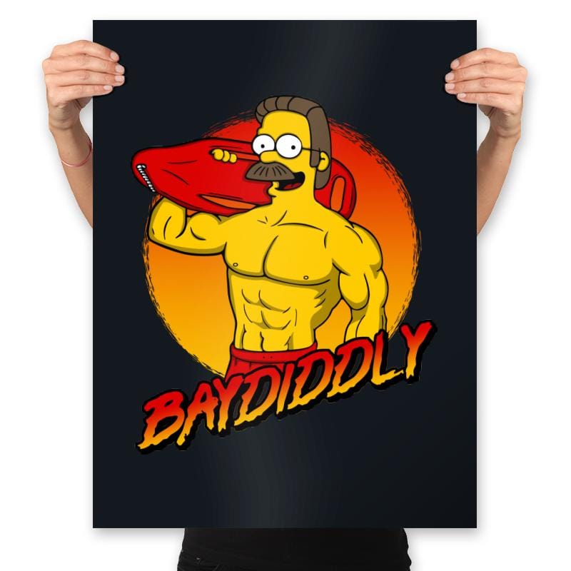 Baydiddly - Prints Posters RIPT Apparel 18x24 / Black