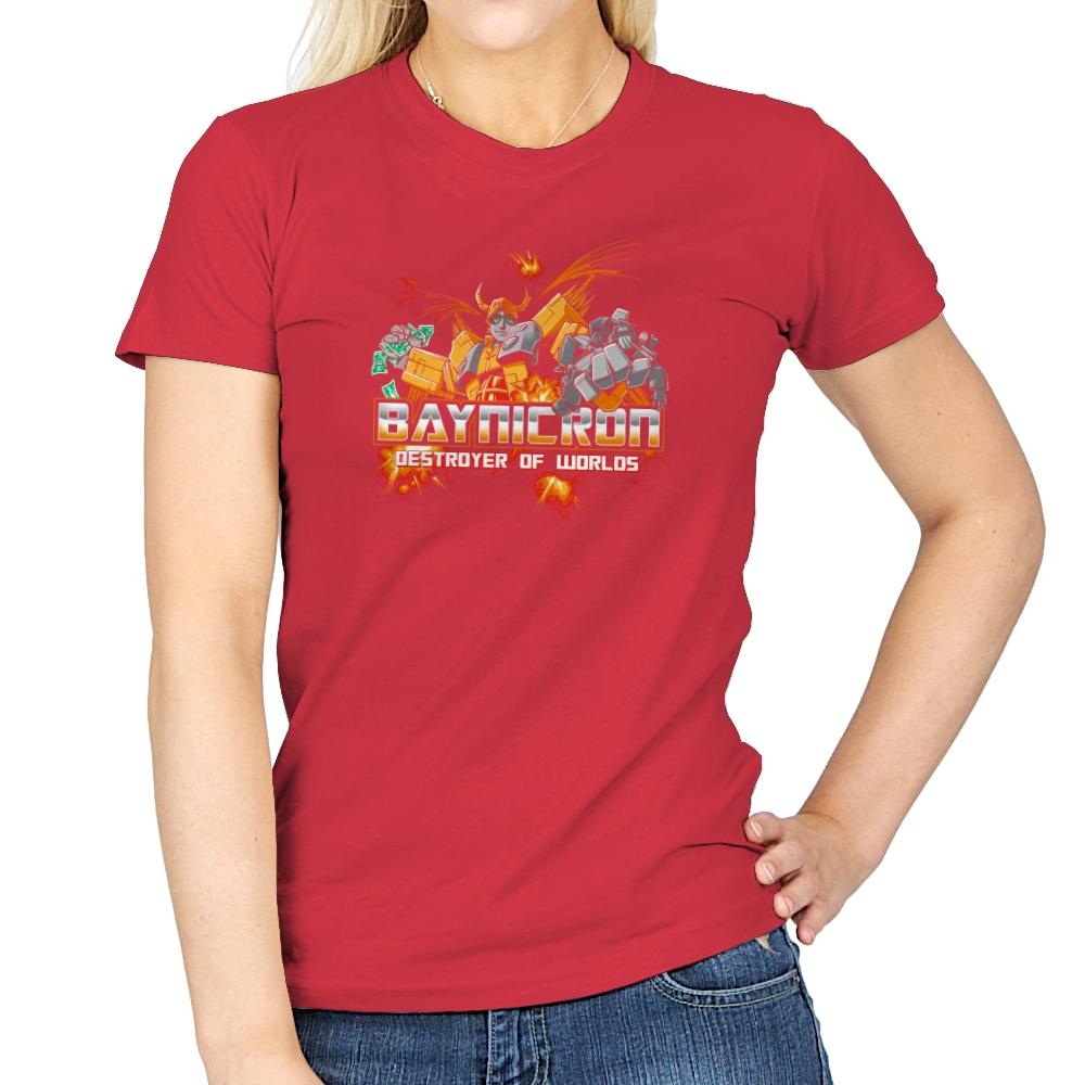 Baynicron Exclusive - Womens T-Shirts RIPT Apparel Small / Red