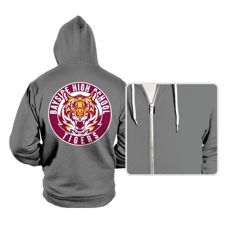 Bayside Tigers - Hoodies Hoodies RIPT Apparel Small / Athletic Heather