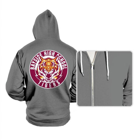 Bayside Tigers - Hoodies Hoodies RIPT Apparel Small / Athletic Heather