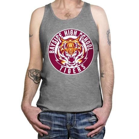 Bayside Tigers - Tanktop Tanktop RIPT Apparel X-Small / Athletic Heather