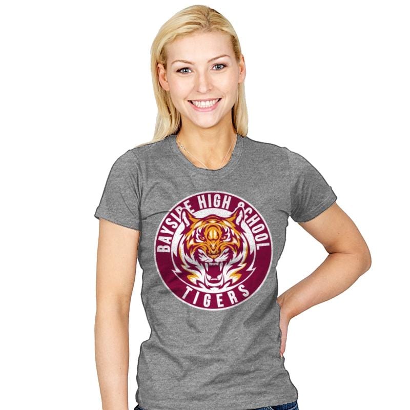 Bayside Tigers - Womens T-Shirts RIPT Apparel Small / Heather