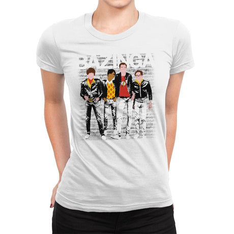 Bazinga - Womens Premium T-Shirts RIPT Apparel Small / White