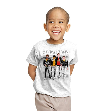 Bazinga - Youth T-Shirts RIPT Apparel X-small / White