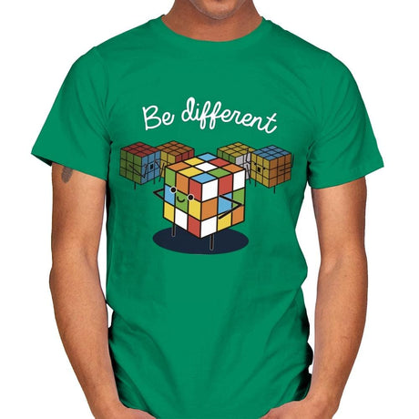 Be different - Mens T-Shirts RIPT Apparel Small / Kelly Green