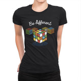 Be different - Womens Premium T-Shirts RIPT Apparel Small / Black