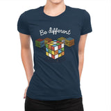 Be different - Womens Premium T-Shirts RIPT Apparel Small / Midnight Navy