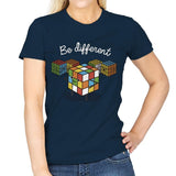 Be different - Womens T-Shirts RIPT Apparel Small / Navy