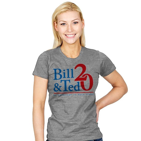 Be Excellent to Each Other - Womens T-Shirts RIPT Apparel Small / Heather