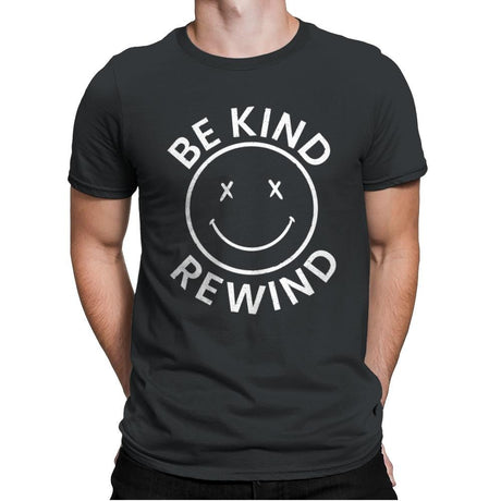 Be Kind Rewind VHS - Mens Premium T-Shirts RIPT Apparel Small / Heavy Metal
