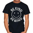 Be Kind Rewind VHS - Mens T-Shirts RIPT Apparel Small / Black