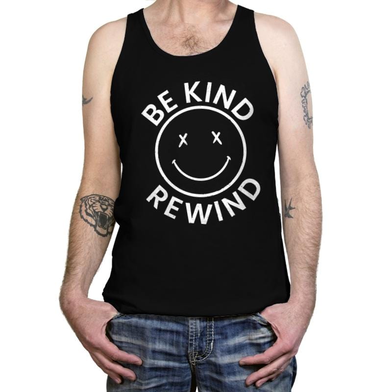 Be Kind Rewind VHS - Tanktop Tanktop RIPT Apparel X-Small / Black
