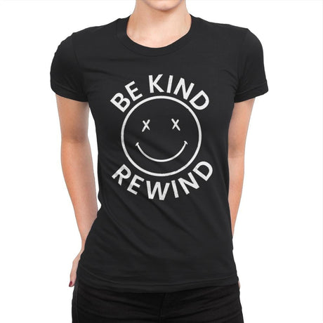 Be Kind Rewind VHS - Womens Premium T-Shirts RIPT Apparel Small / Black