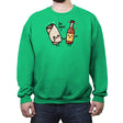 Be my BAErrito - Crew Neck Sweatshirt Crew Neck Sweatshirt RIPT Apparel Small / Irish Green