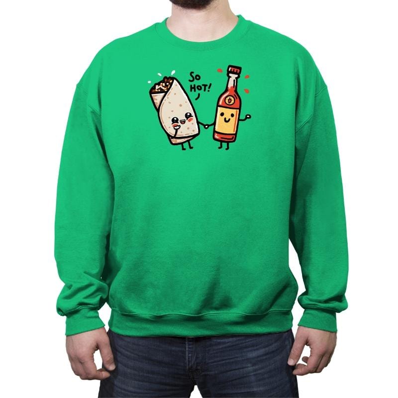 Be my BAErrito - Crew Neck Sweatshirt Crew Neck Sweatshirt RIPT Apparel Small / Irish Green