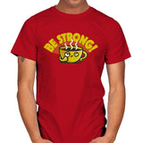 Be Strong - Mens T-Shirts RIPT Apparel Small / Red