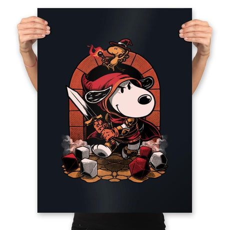 Beagle RPG Adventure - Prints Posters RIPT Apparel 18x24 / Black