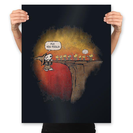 Beagle the Grey - Prints Posters RIPT Apparel 18x24 / Black
