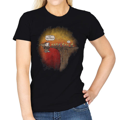Beagle the Grey - Womens T-Shirts RIPT Apparel Small / Black