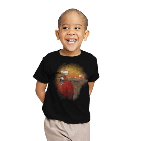 Beagle the Grey - Youth T-Shirts RIPT Apparel X-small / Black