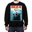 Bear - Crew Neck Sweatshirt Crew Neck Sweatshirt RIPT Apparel Small / Black