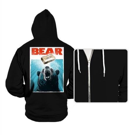 Bear - Hoodies Hoodies RIPT Apparel Small / Black