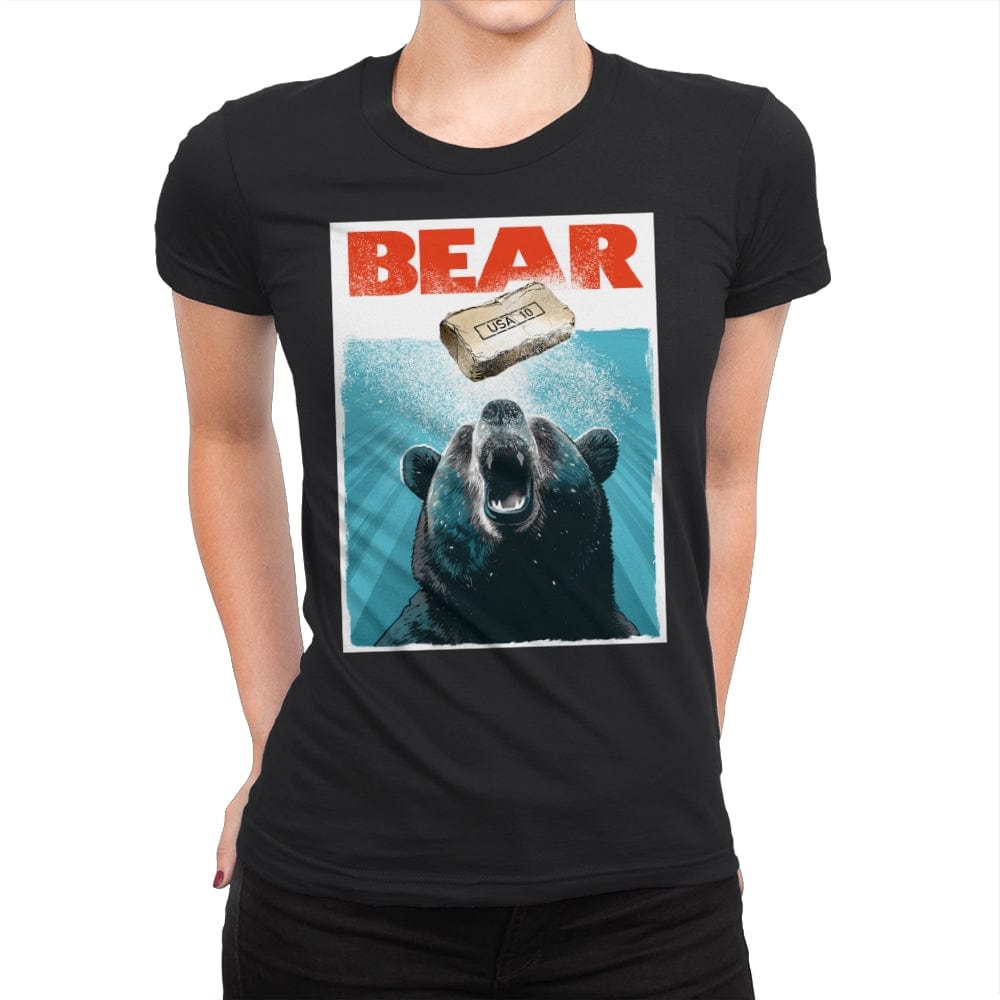 Bear - Womens Premium T-Shirts RIPT Apparel Small / Black