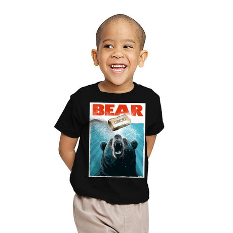 Bear - Youth T-Shirts RIPT Apparel X-small / Black