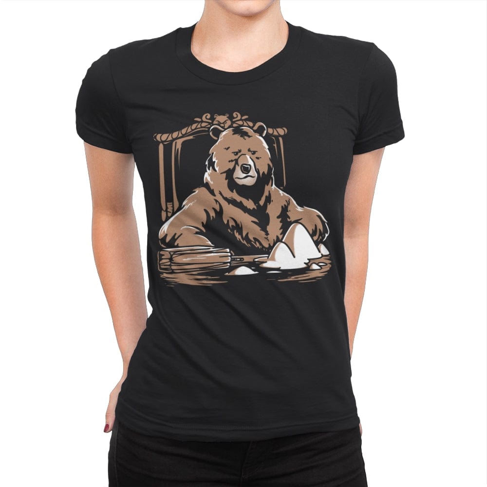Bearface - Womens Premium T-Shirts RIPT Apparel Small / Black