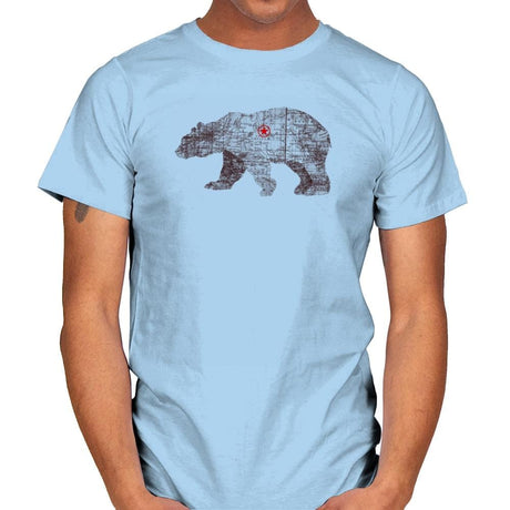 Bearlin - Back to Nature - Mens T-Shirts RIPT Apparel Small / Light Blue