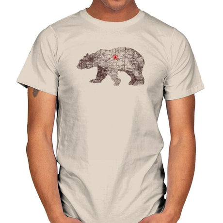Bearlin - Back to Nature - Mens T-Shirts RIPT Apparel Small / Natural