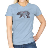 Bearlin - Back to Nature - Womens T-Shirts RIPT Apparel Small / Light Blue