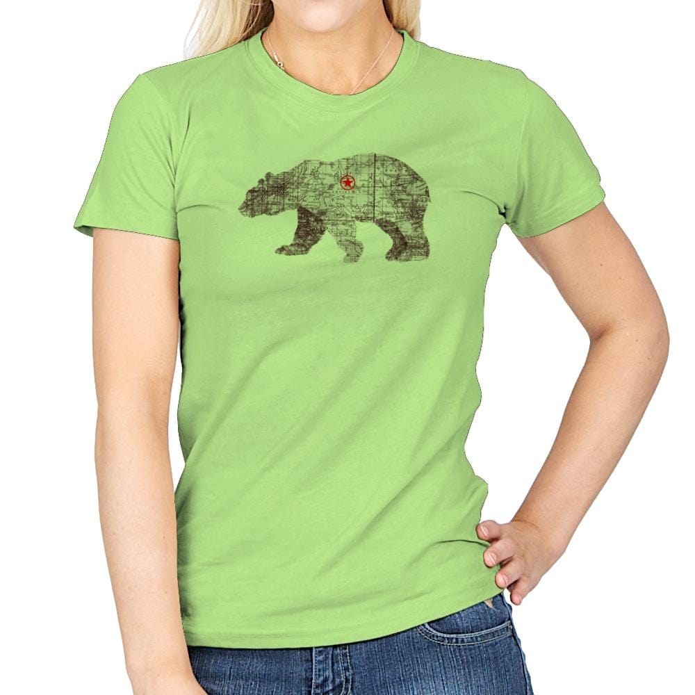 Bearlin - Back to Nature - Womens T-Shirts RIPT Apparel Small / Mint Green